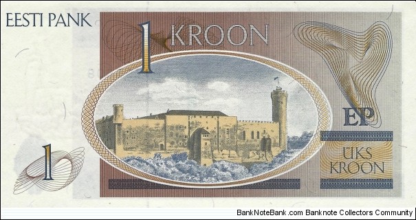 Banknote from Estonia year 1992