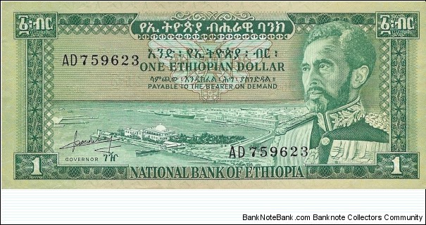 ETHIOPIA 1 Dollar
1966 Banknote