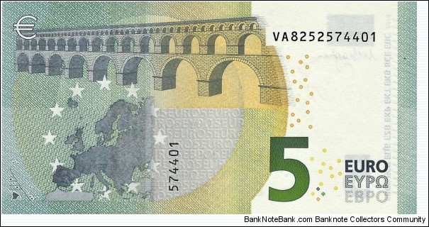 Banknote from Spain year 2013