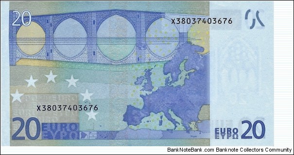 Banknote from Germany year 2002