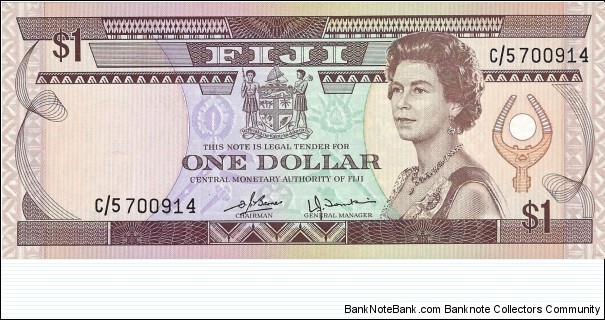 FIJI 1 Dollar
1980 Banknote