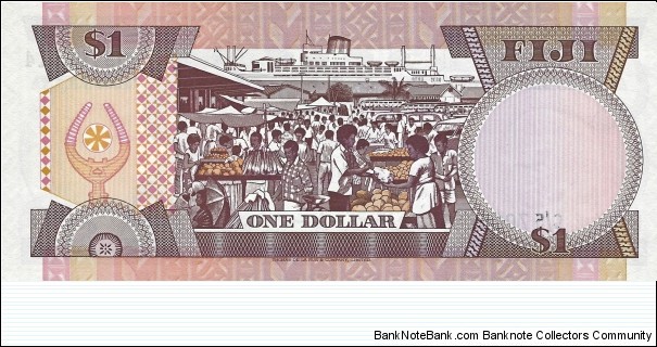 Banknote from Fiji year 1980