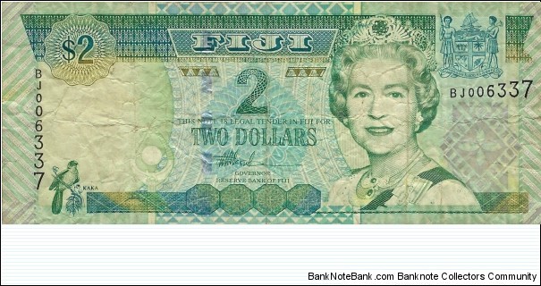 FIJI 2 Dollars
2002 Banknote