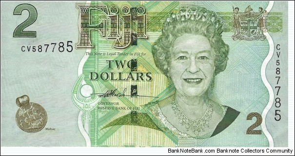 FIJI 2 Dollars
2007 Banknote