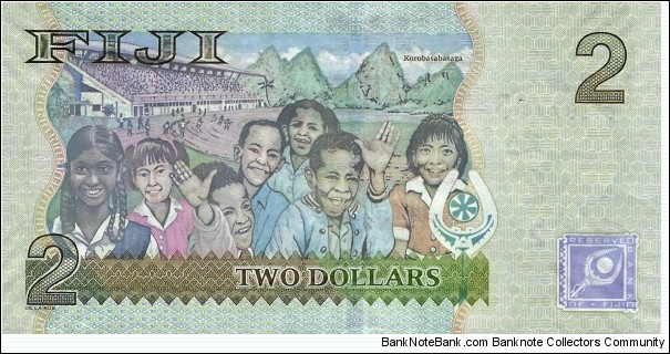 Banknote from Fiji year 2007