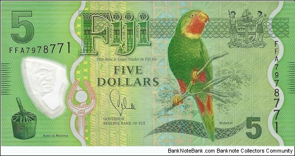 FIJI 5 Dollars
 Banknote