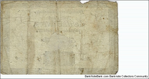 Banknote from France year 1792