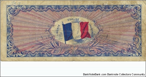 Banknote from France year 1944