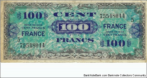 FRANCE 100 Francs
 Banknote