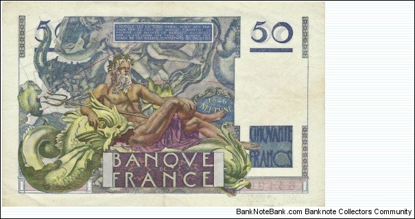 Banknote from France year 1947