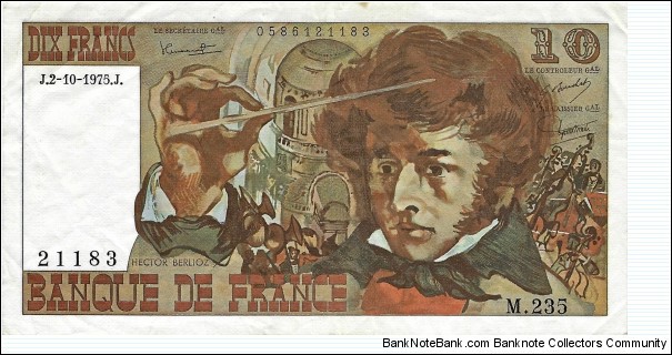 FRANCE 10 Francs
 Banknote
