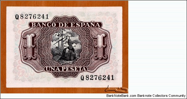 Banknote from Spain year 1953