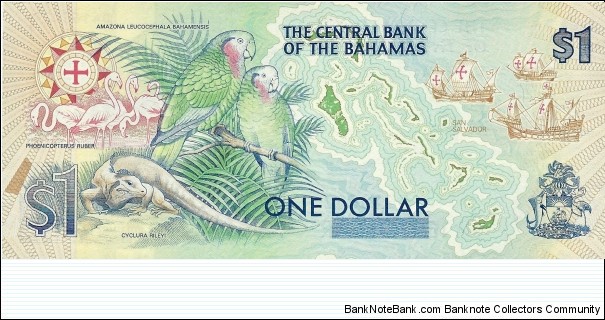 Banknote from Bahamas year 1992