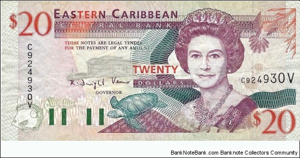 EAST CARIBBEAN STATES
20 Dollars
1994 Banknote