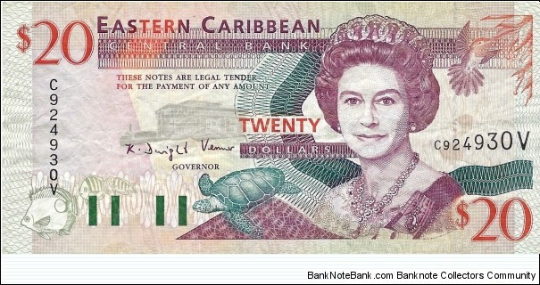 EAST CARIBBEAN STATES
20 Dollars
 Banknote
