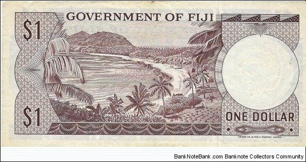 Banknote from Fiji year 1969