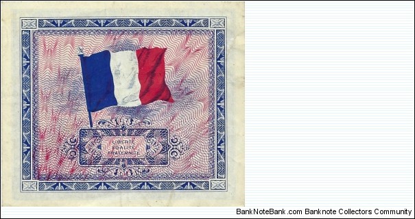 Banknote from France year 1944