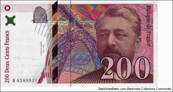 FRANCE 200 Francs
1997 Banknote