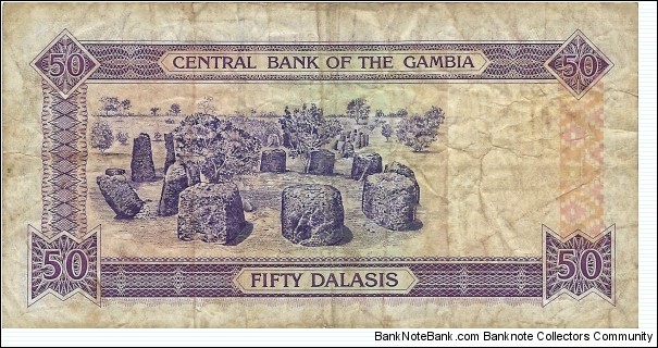 Banknote from Gambia year 2001