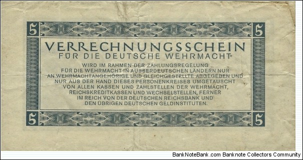 Banknote from Germany year 1944