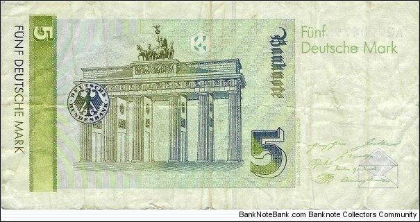 Banknote from Germany year 1991