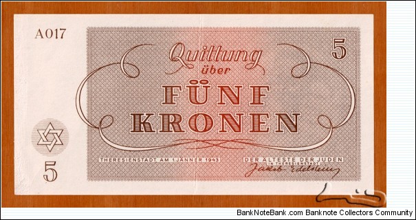 Banknote from Czech Republic year 1943