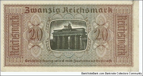 Banknote from Germany year 1940