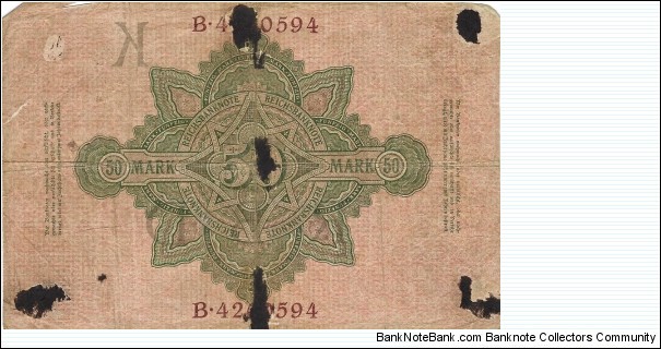 Banknote from Germany year 1910