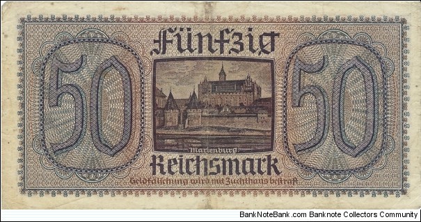 Banknote from Germany year 1940