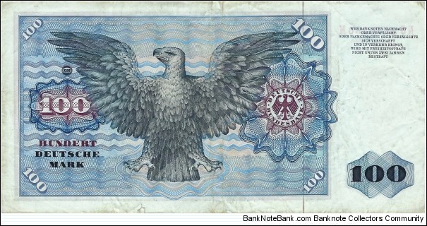 Banknote from Germany year 1977