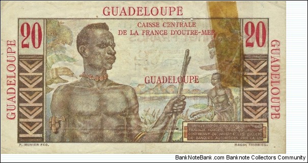 Banknote from France year 1947