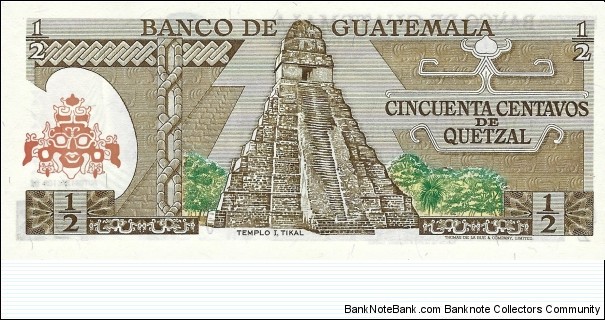 Banknote from Guatemala year 1982