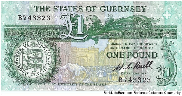 GUERNSEY 1 Pound
1980 Banknote