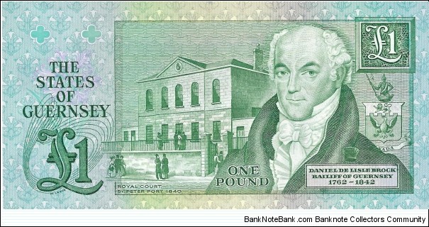 Banknote from Guernsey year 1980