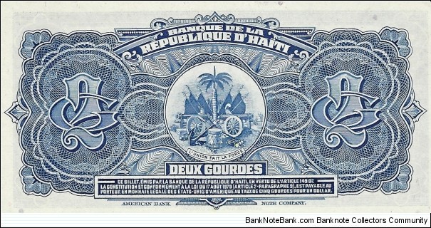 Banknote from Haiti year 1979