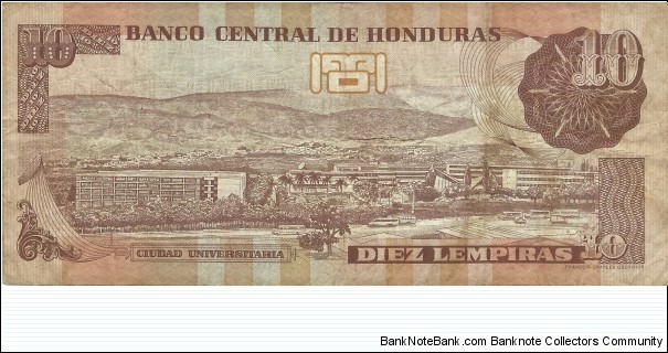 Banknote from Honduras year 2006