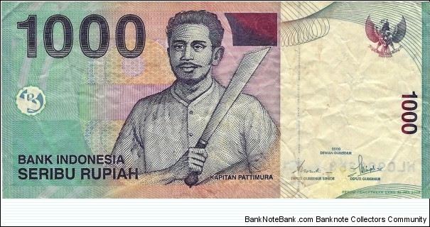 INDONESIA 1000 Rupiah
 Banknote