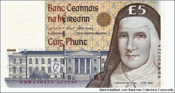 IRELAND 5 Pounds
 Banknote