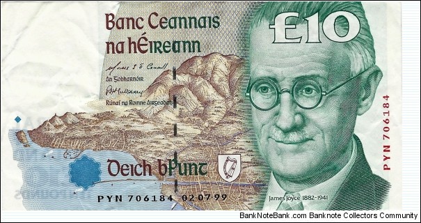 IRELAND 10 Pounds
1999 Banknote