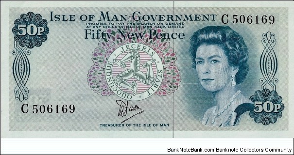 ISLE OF MAN
50 New Pence
 Banknote