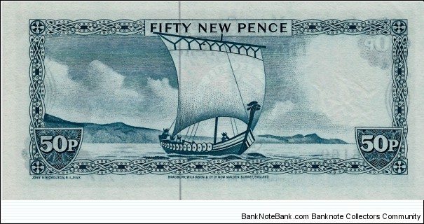 Banknote from Isle of Man year 1979