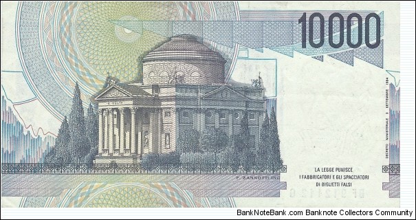 Banknote from Italy year 1984