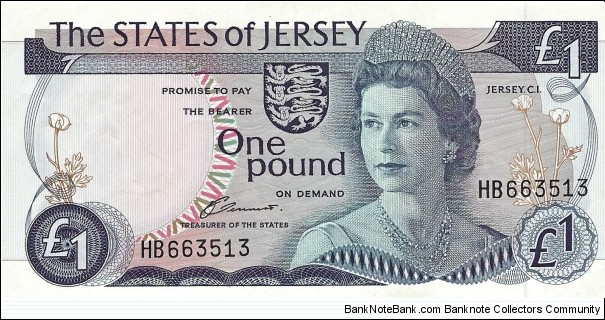 JERSEY 1 Pound
1976 Banknote