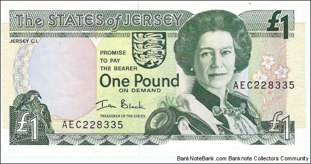 JERSEY 1 Pound
 Banknote