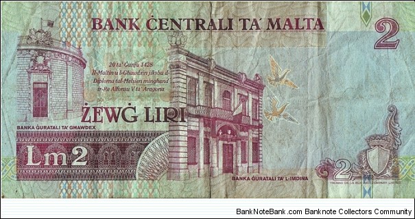 Banknote from Malta year 0