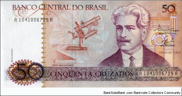 50 Brazilian cruzado Banknote