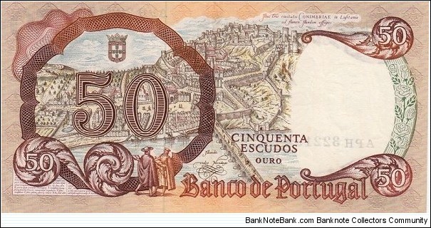 Banknote from Portugal year 1964