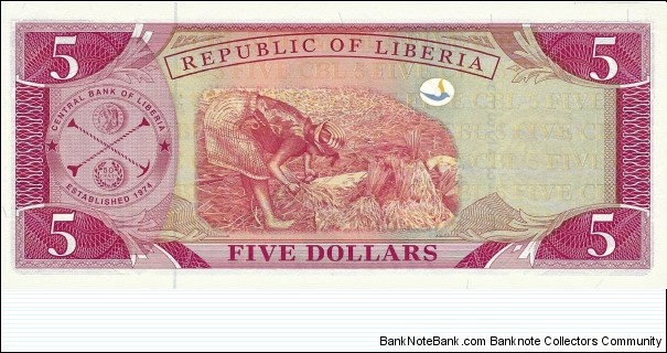 Banknote from Liberia year 1999