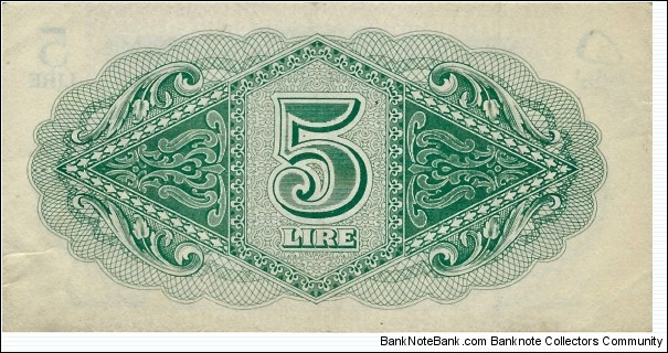 Banknote from Libya year 1943