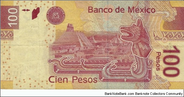 Banknote from Mexico year 2013